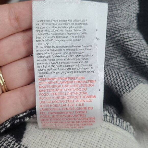 Landscape Black and White Cape Vero Moda Denim One Size - Picture 9 of 9